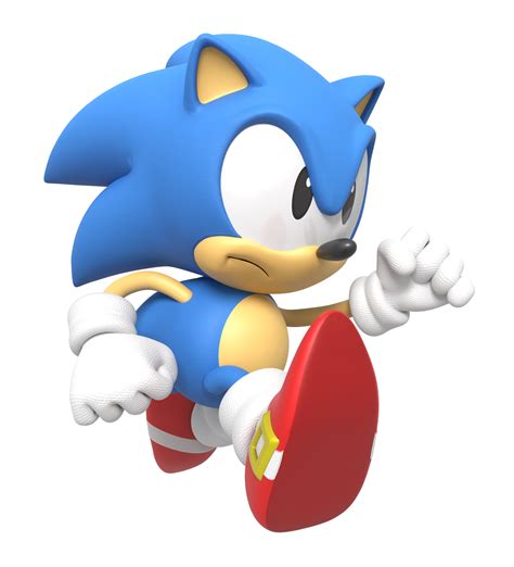 classic sonic render|classic sonic model with animations.